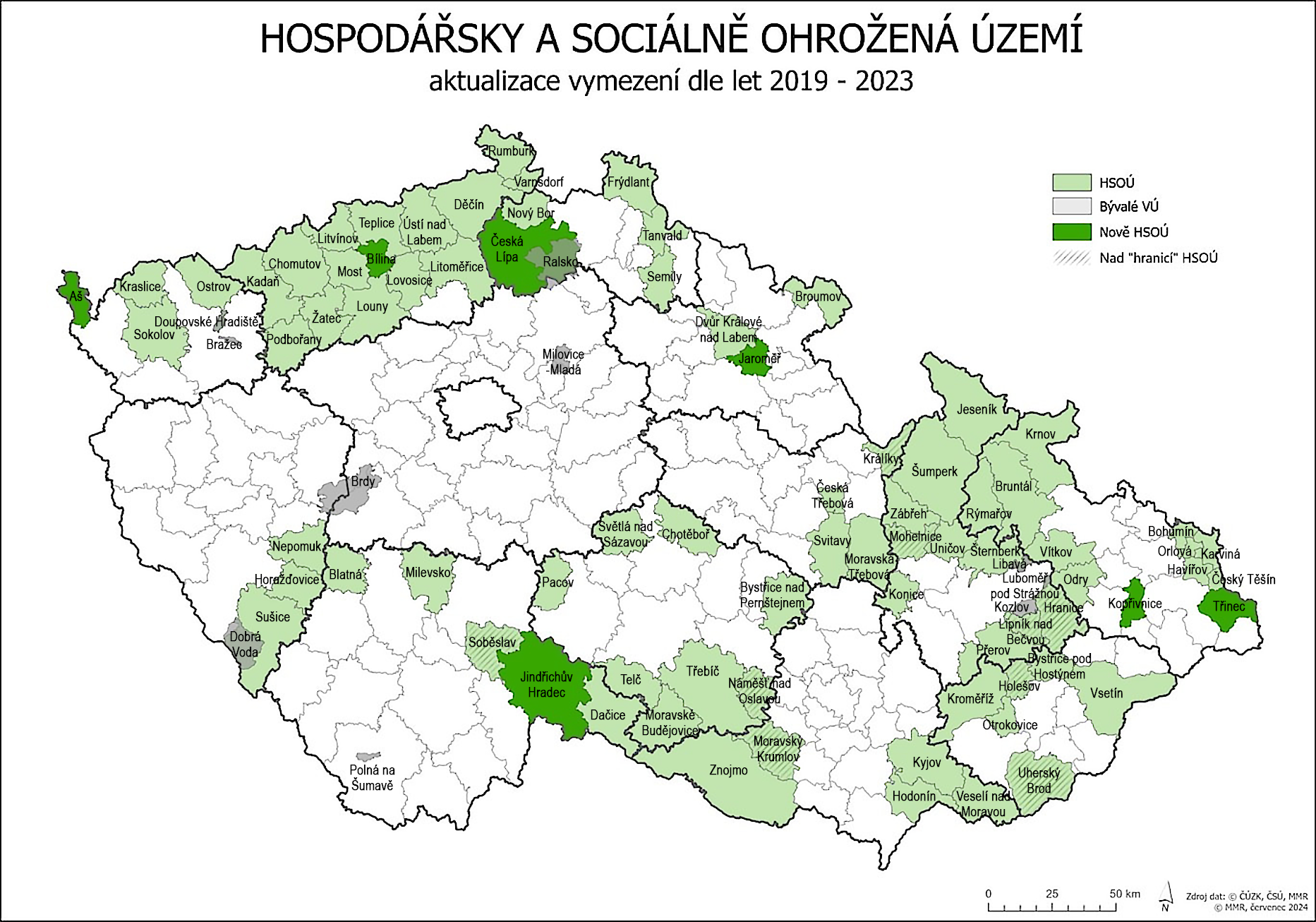 Vymezení HSOÚ